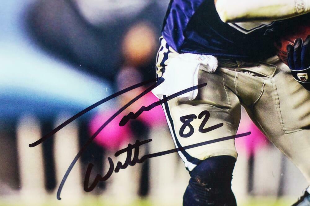 Jason Witten Autographed Dallas Cowboys 8x10 FP Photo Helmet Off- BAS COA