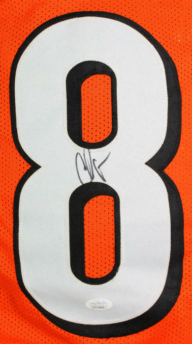 Chad Johnson Cincinnati Bengals Signed Orange Pro Style Alternate Jersey (JSA COA)