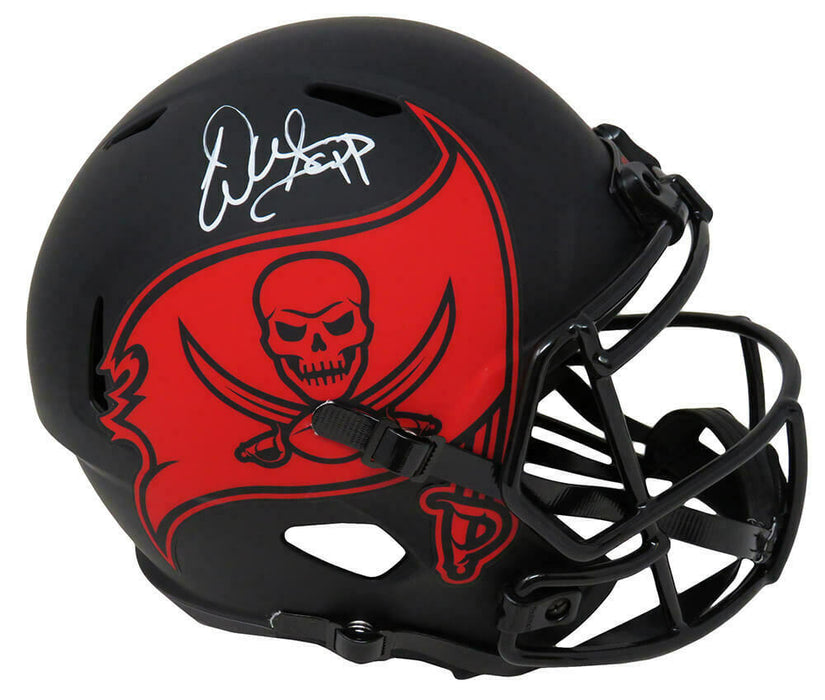 Warren Sapp Tampa Bay Buccaneers Signed Tampa Bay Buccaneers Eclipse Riddell Full-sized Speed Replica Helmet (SCHWARTZ)