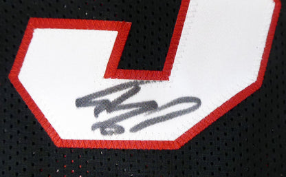 Shaquille O'Neal Miami Heat Signed Black Jersey On 3 191015 (BAS COA)