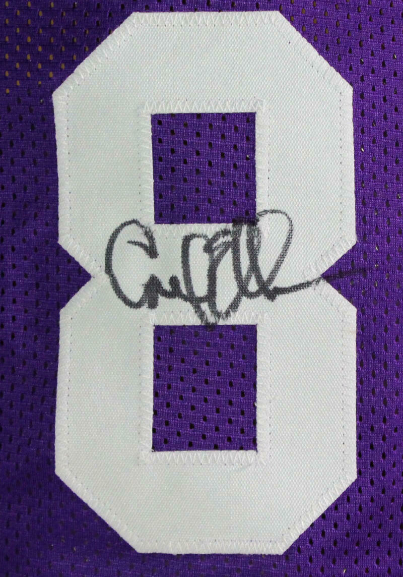Purple People Eaters Minnesota Vikings Autographed Purple Pro Style Jersey- (BAS COA)