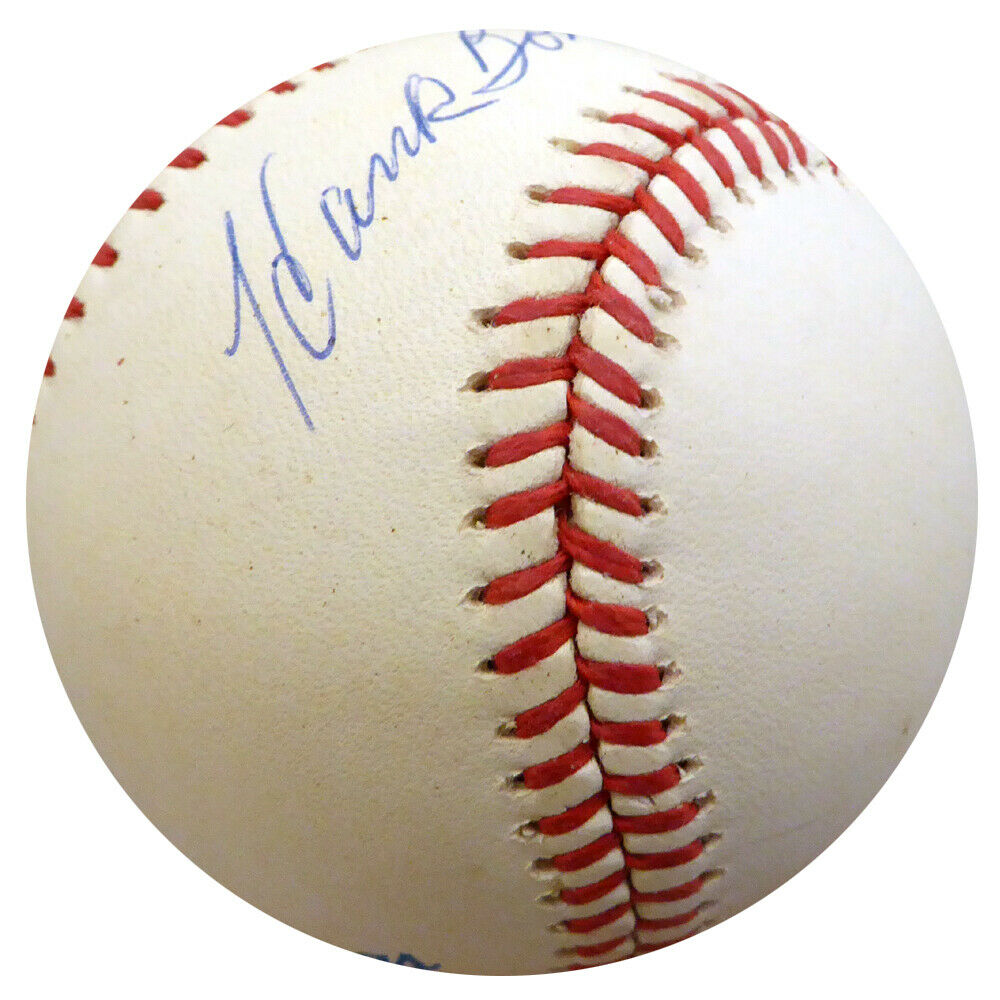 Hank Borowy New York Yankees Signed Yankees AL Baseball F22468 (BAS COA)