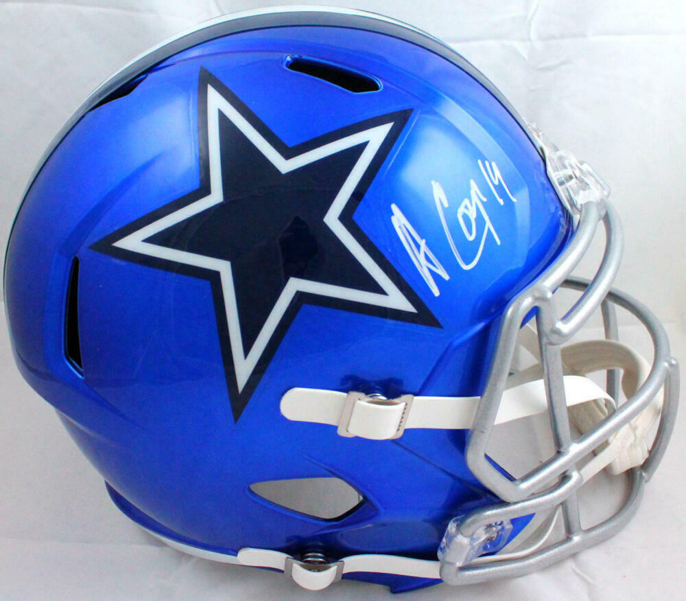 Amari Cooper Dallas Cowboys Signed Mini Helmet (JSA COA