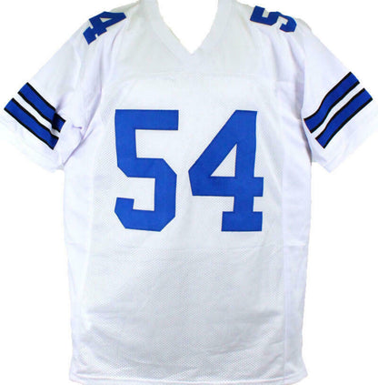 Randy White Dallas Cowboys Autographed White Pro Style Jersey w/2 Insc- (BAS COA)