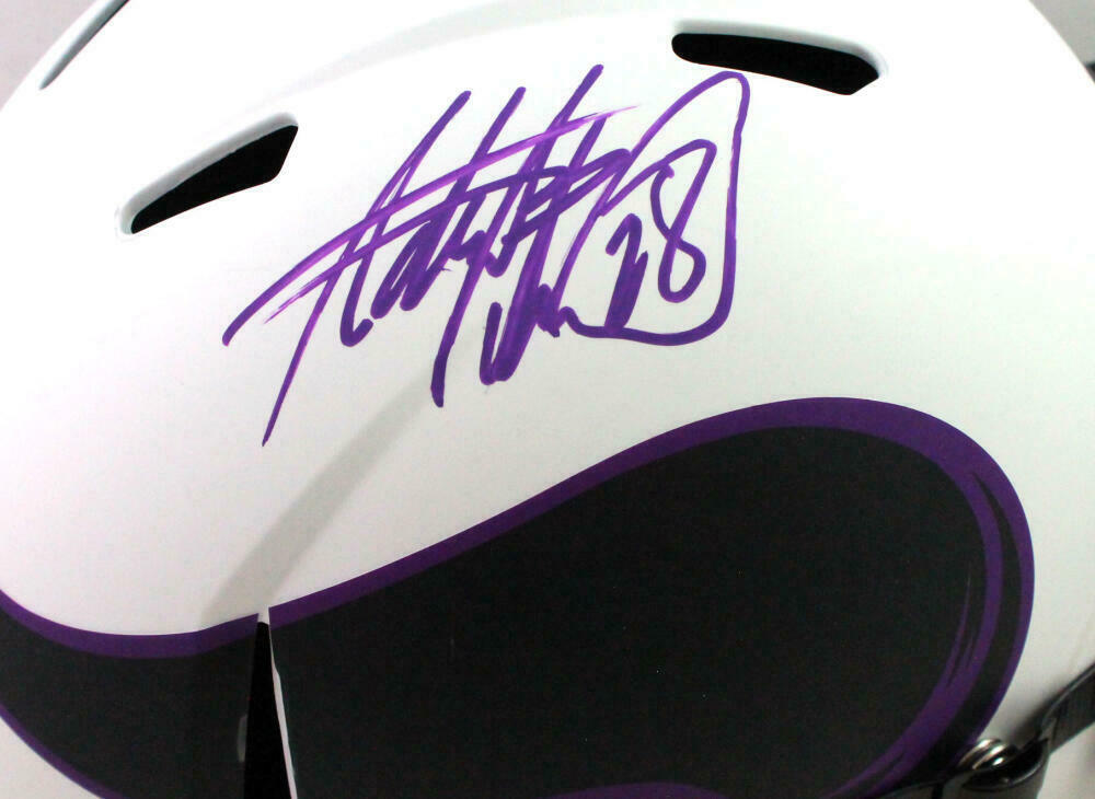 Adrian Peterson Minnesota Vikings Signed Lunar Speed F/S Helmet- (BAS COA), , 
