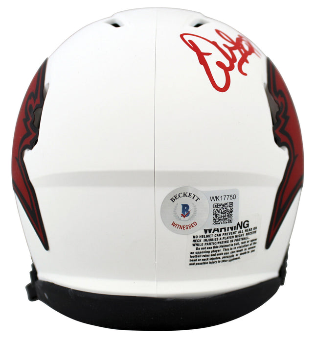 Warren Sapp Tampa Bay Buccaneers Signed "HOF 13" Lunar Speed Mini Helmet (BAS COA)