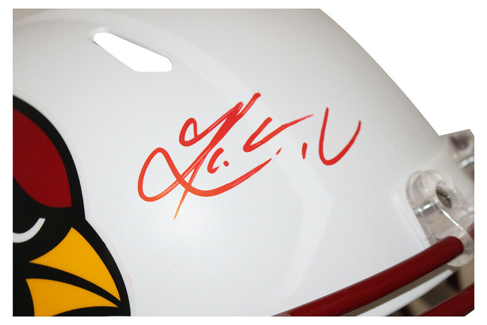 Kyler Murray Arizona Cardinals Signed F/S Flat White Helmet (BAS COA)