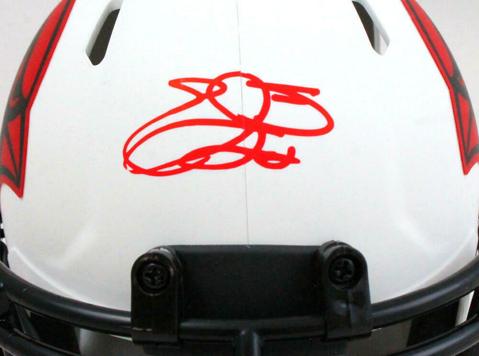 Emmitt Smith Arizona Cardinals Signed Lunar Speed Mini Helmet (BAS COA)