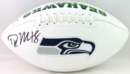 DK Metcalf Seattle Seahawks Signed Seattle Seahawks Logo Football (BAS COA)