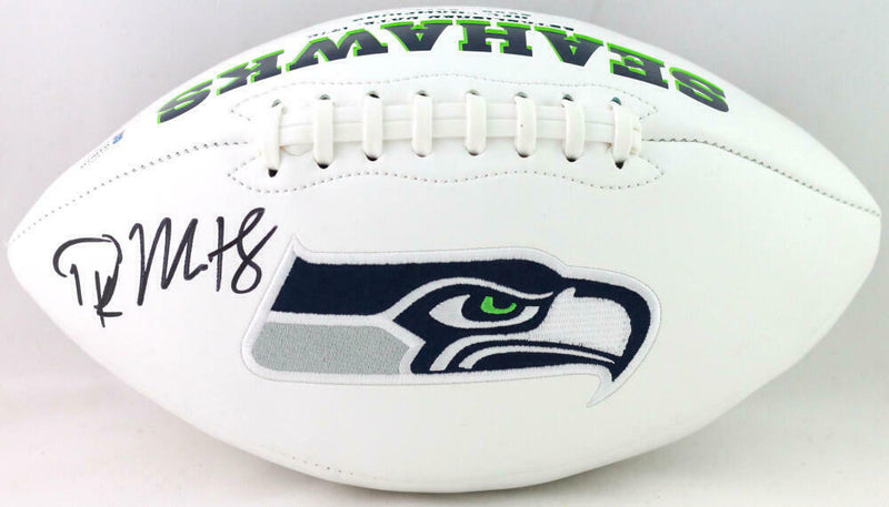 DK Metcalf Seattle Seahawks Signed Seattle Seahawks Logo Football (BAS COA)