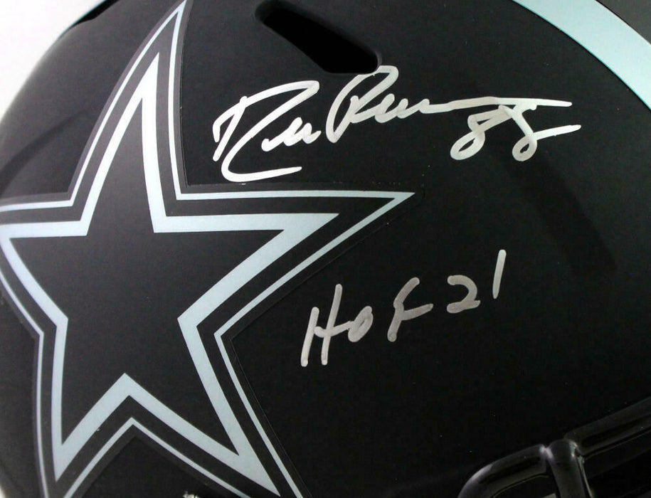 Drew Pearson Autographed Dallas Cowboys Eclipse Speed F/S Helmet w/ HOF- BAS COA
