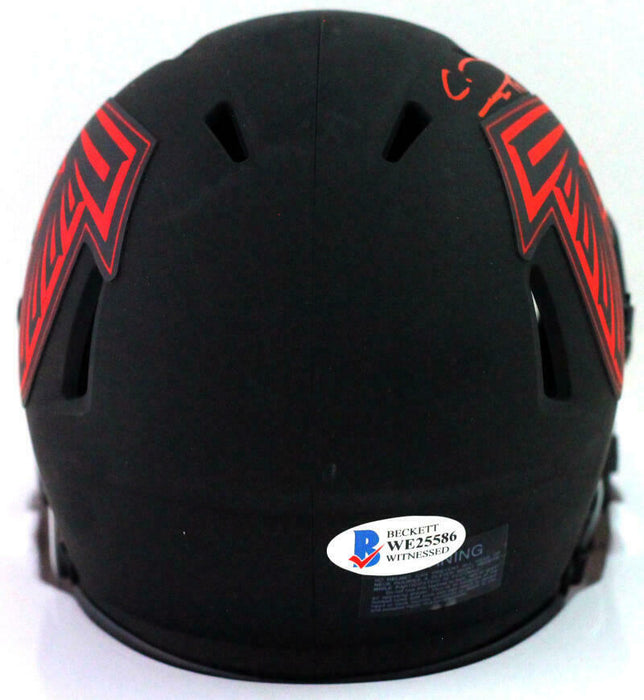 Calvin Ridley Atlanta Falcons Eclipse Speed Mini Helmet (BAS COA)
