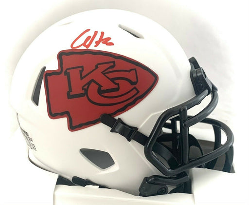 Clyde Edwards-Helaire Kansas City Chiefs Autographed Logo Football