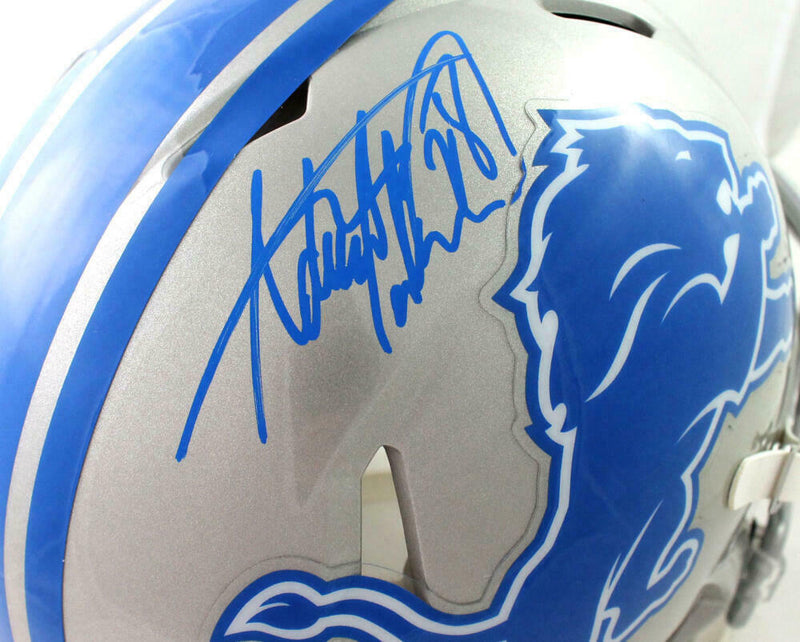 Adrian Peterson Detroit Lions Signed F/S Speed Authentic Helmet (BAS COA), , 