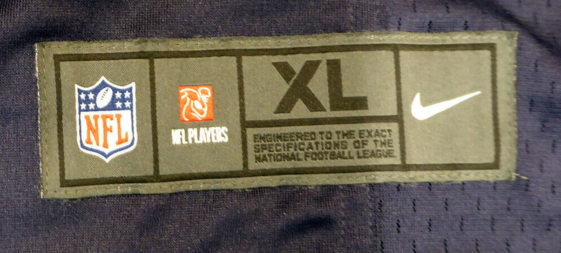 DEANDRE HOPKINS HOUSTON TEXANS AUTOGRAPHED BLUE NIKE JERSEY SIZE XL 129161 (BAS COA)