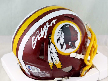 Dwayne Haskins Washington Redskins Signed Redskins Speed Mini Helmet *White (BAS COA)