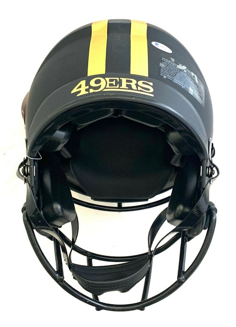 Jeff Garcia San Francisco 49ers Signed 49ers Full-sized Eclipse Speed Authentic Helmet #WG92582 (BAS COA)