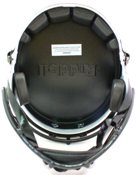 Rodney Harrison New England Patriots Autographed NE Patriot Lunar Speed F/S Helmet- (BAS COA)