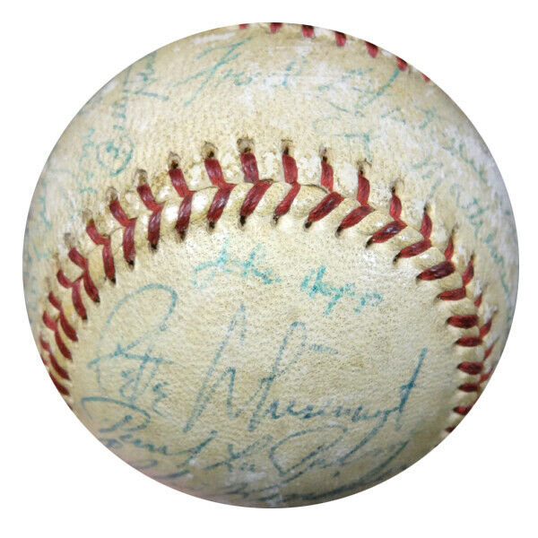 1956 Cardinals St. Louis Cardinals Signed Baseball with 33 Signatures AA08273 (PSA COA), , 