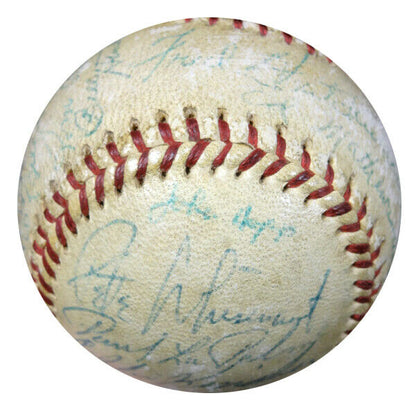 1956 Cardinals St. Louis Cardinals Signed Baseball with 33 Signatures AA08273 (PSA COA), , 
