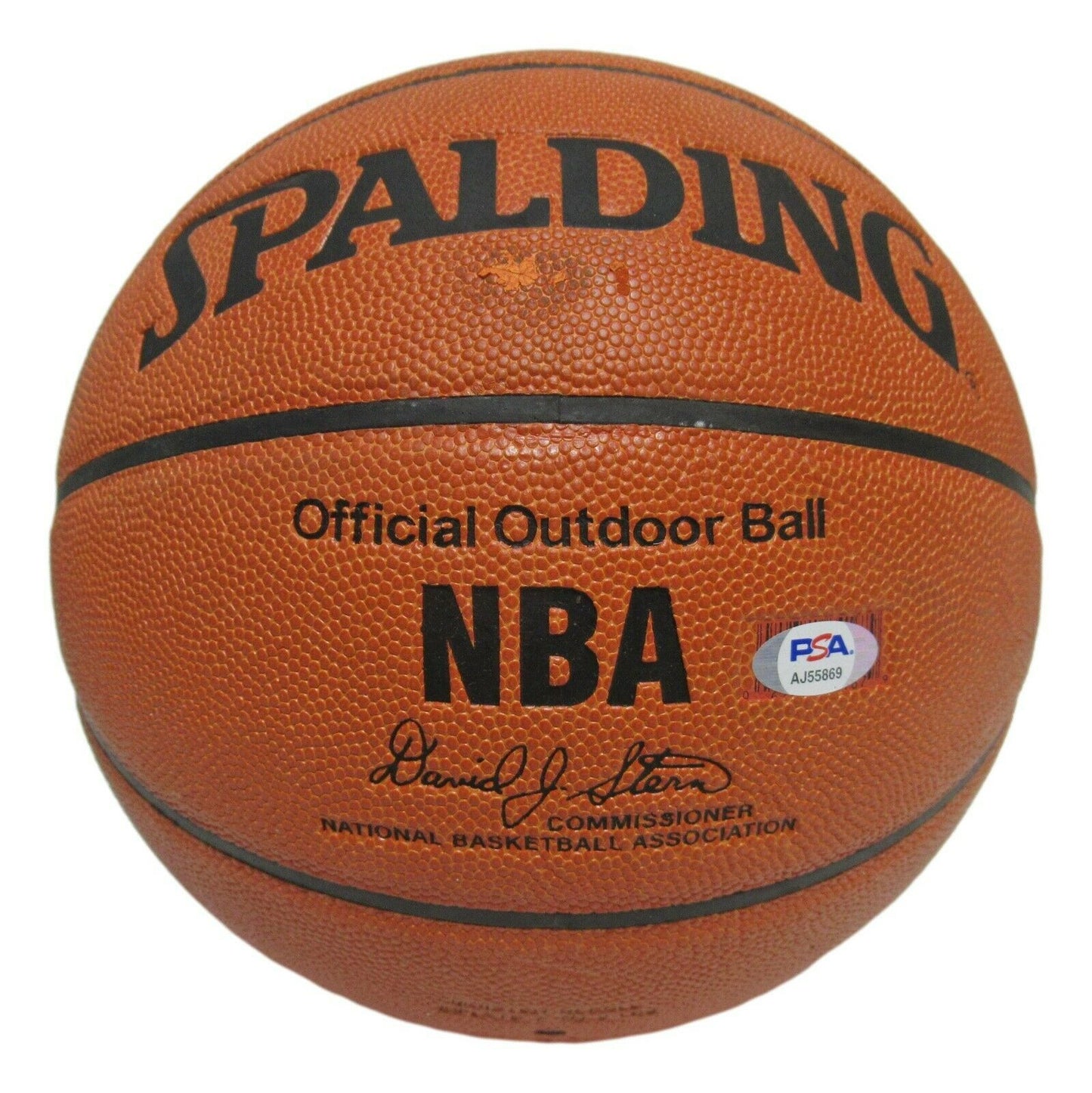 George Gervin Signed Autographed Basketball "Ice" San Antonio Spurs AJ55869 PSA/DNA COA