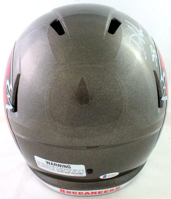 Devin White Tampa Bay Buccaneers Signed F/S Speed Replica Helmet W/ Insc (BAS COA)