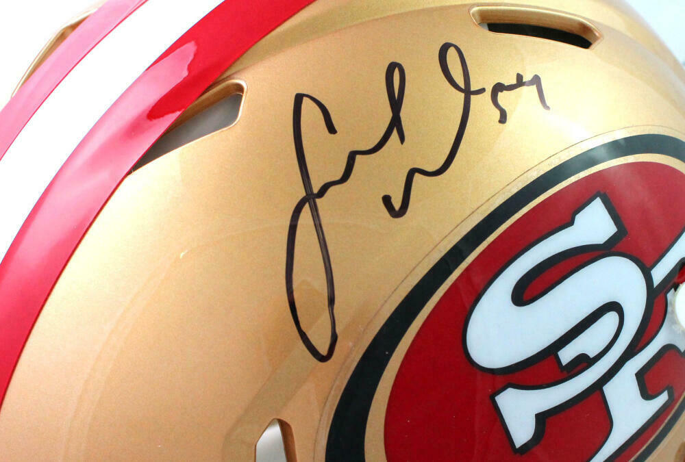 Fred Warner San Francisco 49ers Signed F/S Speed Authentic Helmet (BAS COA)