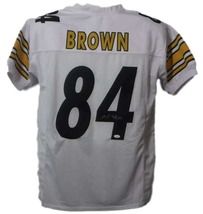 Antonio Brown Pittsburgh Steelers Signed Pittsburgh Steelers White Size XL Jersey 16489 (JSA COA)