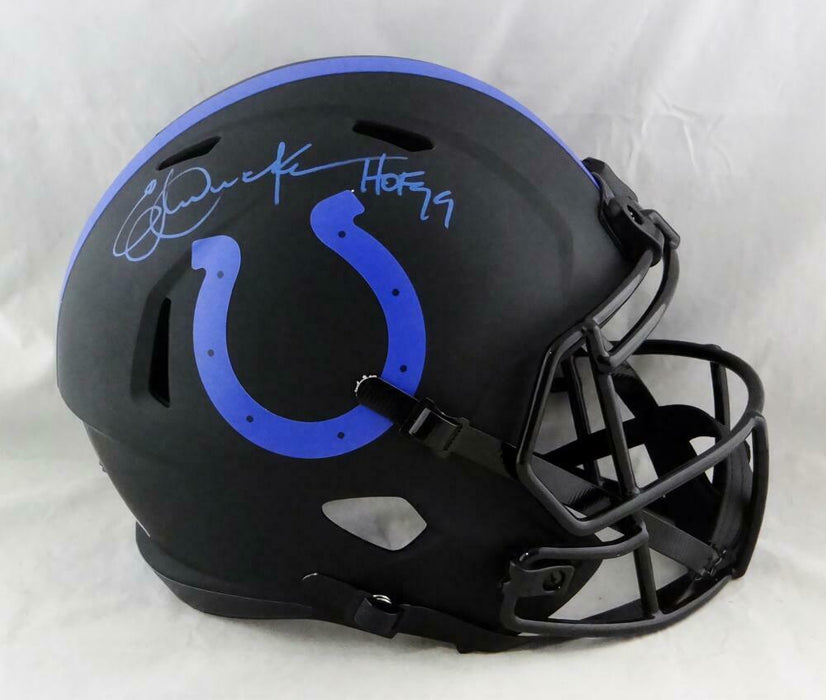 Eric Dickerson Indianapolis Colts Signed F/S Eclipse Speed Helmet w/HOF (BAS COA)