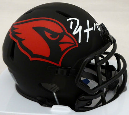 Deandre Hopkins Arizona Cardinals Signed ECLIPSE BLACK MINI HELMET (BAS COA)