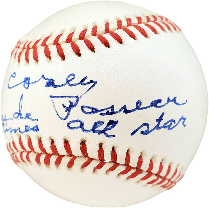 Claude Passeau Pittsburgh Pirates Signed NL Baseball Pirates, Cubs "For Corey" ( PSA/DNA COA)