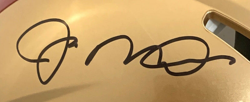 Joe Montana San Francisco 49ers Signed San Francisco 49ers Full-sized Speed Authentic Helmet #WIT122212 (JSA COA)