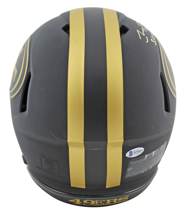 Jerry Rice San Francisco 49ers Signed Eclipse Proline Full-sized Speed Helmet with "3x SB Champ" (BAS COA)