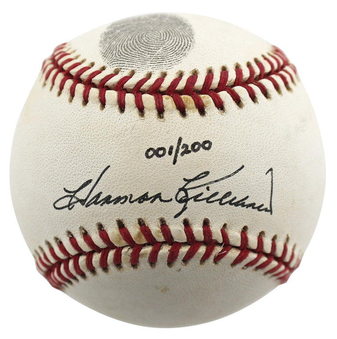 Harmon Killebrew Minnesota Twins Signed Thumbprint OAL Baseball LE #1/200 #BD23586 (BAS COA)