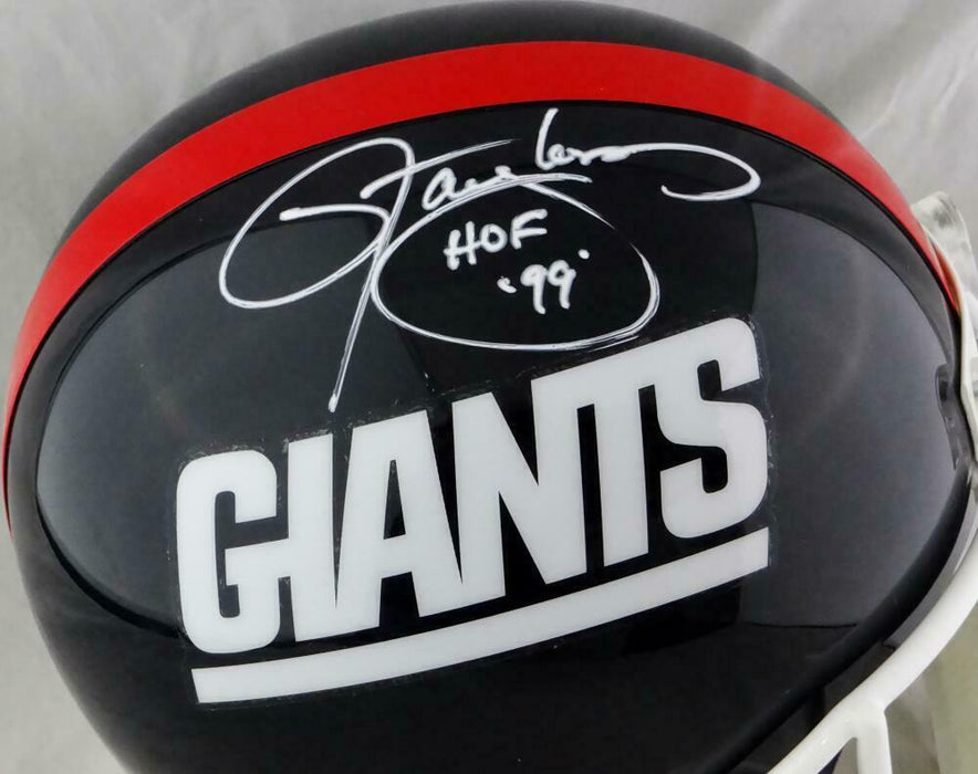 Lawrence Taylor New York Giants Signed New York Giants Full-sized 81-99 TB Helmet with HOF (BAS COA)