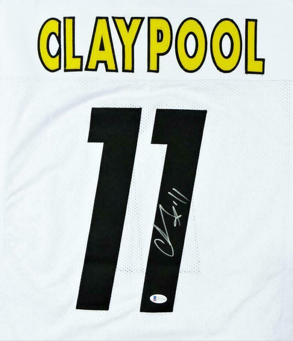 Chase Claypool Pittsburgh Steelers Signed White Pro Style Jersey (BAS COA)