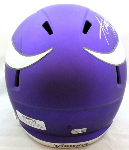 Adrian Peterson Minnesota Vikings Signed F/S Speed Helmet (BAS COA), , 