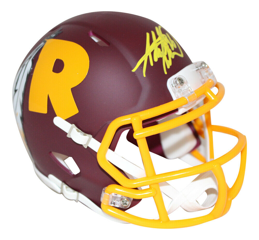 Clinton Portis Signed Washington Football Team Riddell Speed Mini Helmet -  Schwartz Authentic