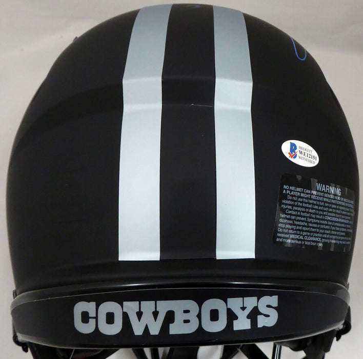 TONY DORSETT DALLAS COWBOYS AUTOGRAPHED ECLIPSE COWBOYS FULL SIZE AUTH HELMET BECKETT 185838