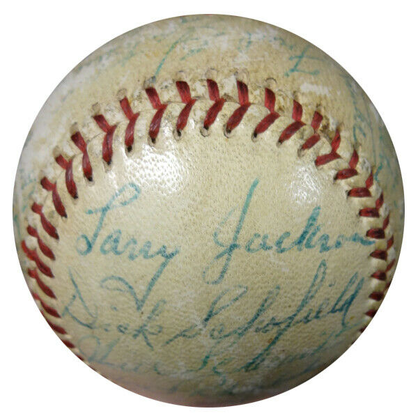 1956 Cardinals St. Louis Cardinals Signed Baseball with 33 Signatures AA08273 (PSA COA), , 