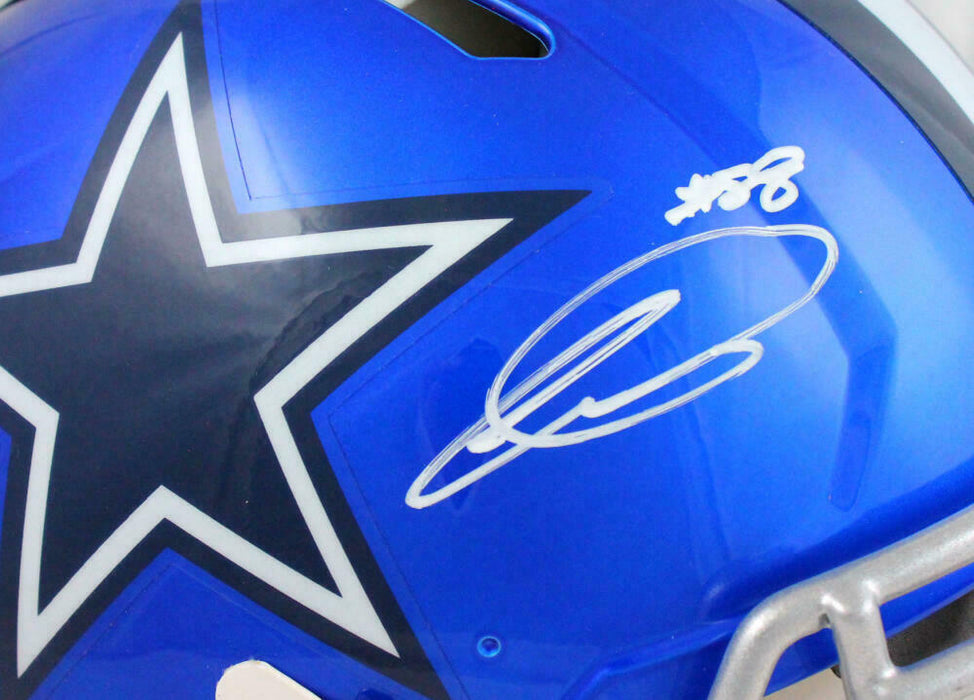 CeeDee Lamb Autographed Dallas Cowboys F/S Chrome Speed Helmet - FAN C —  Ultimate Autographs