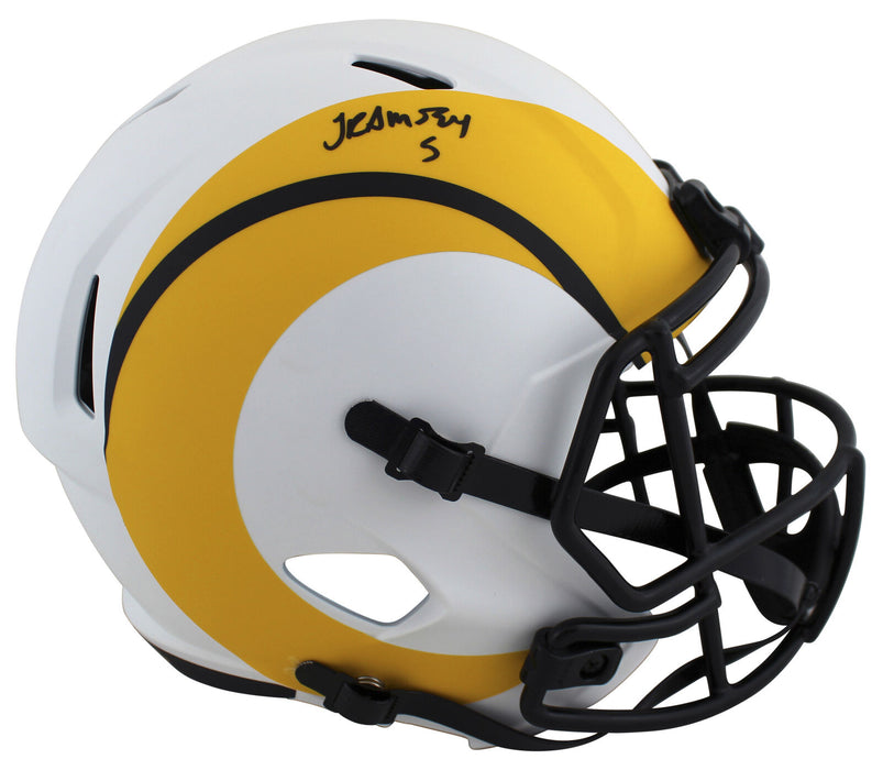 Jalen Ramsey Los Angeles Rams Signed Lunar F/S Speed Replica Helmet JSA COA (St. Louis)