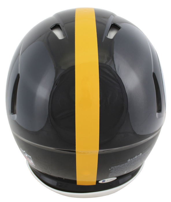 Troy Polamalu Pittsburgh Steelers Signed Full-sized Speed Proline Helmet with "HOF 20" (BAS COA)