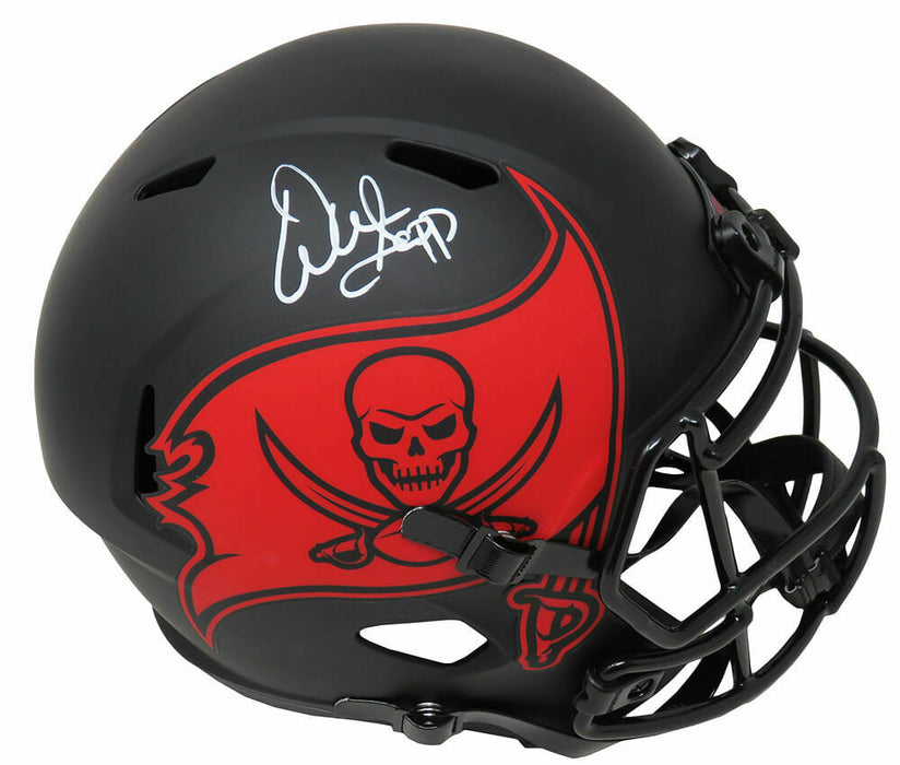 Warren Sapp Tampa Bay Buccaneers Signed Buccaneers Eclipse Black Riddell Speed Mini Helmet (SCHWARTZ)