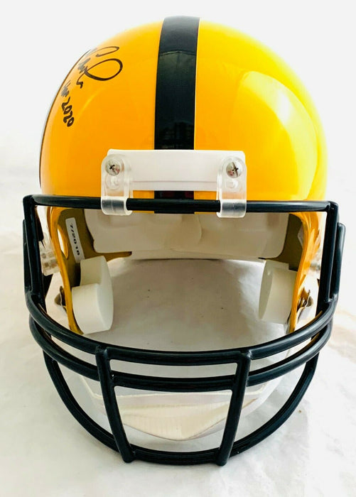 Bill Cowher Signed Pittsburgh Steelers Full Size Amp Replica Helmet Jsa Coa