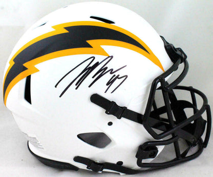 Joey Bosa Los Angeles Chargers Lunar Authentic Helmet (BAS COA)