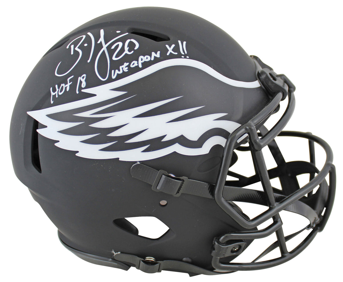 Miles Sanders Autographed Philadelphia Eagles Speed Mini Helmet