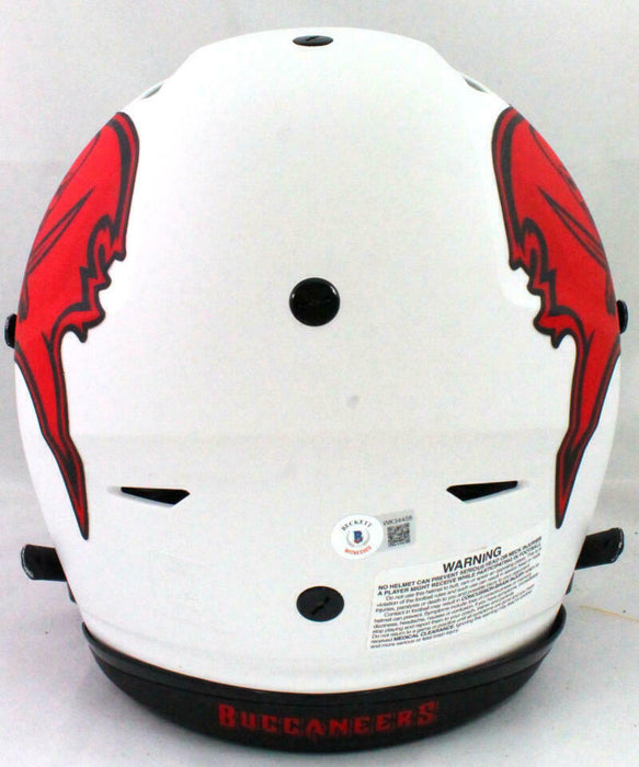 Mike Alstott Tampa Bay Buccaneers Signed Buccaneers SpeedFlex Lunar Full-sized Helmet SB *Red (BAS COA)