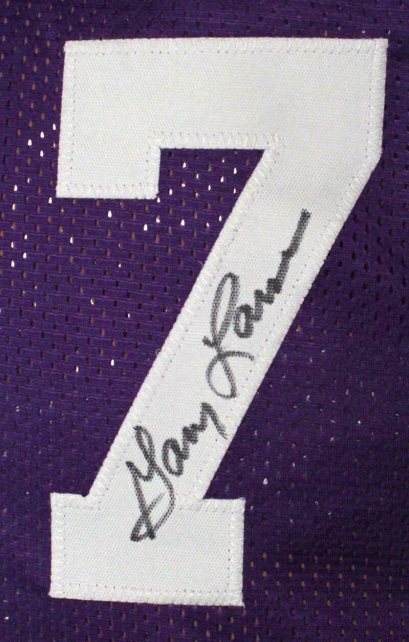 Purple People Eaters Minnesota Vikings Autographed Purple Pro Style Jersey- (BAS COA)
