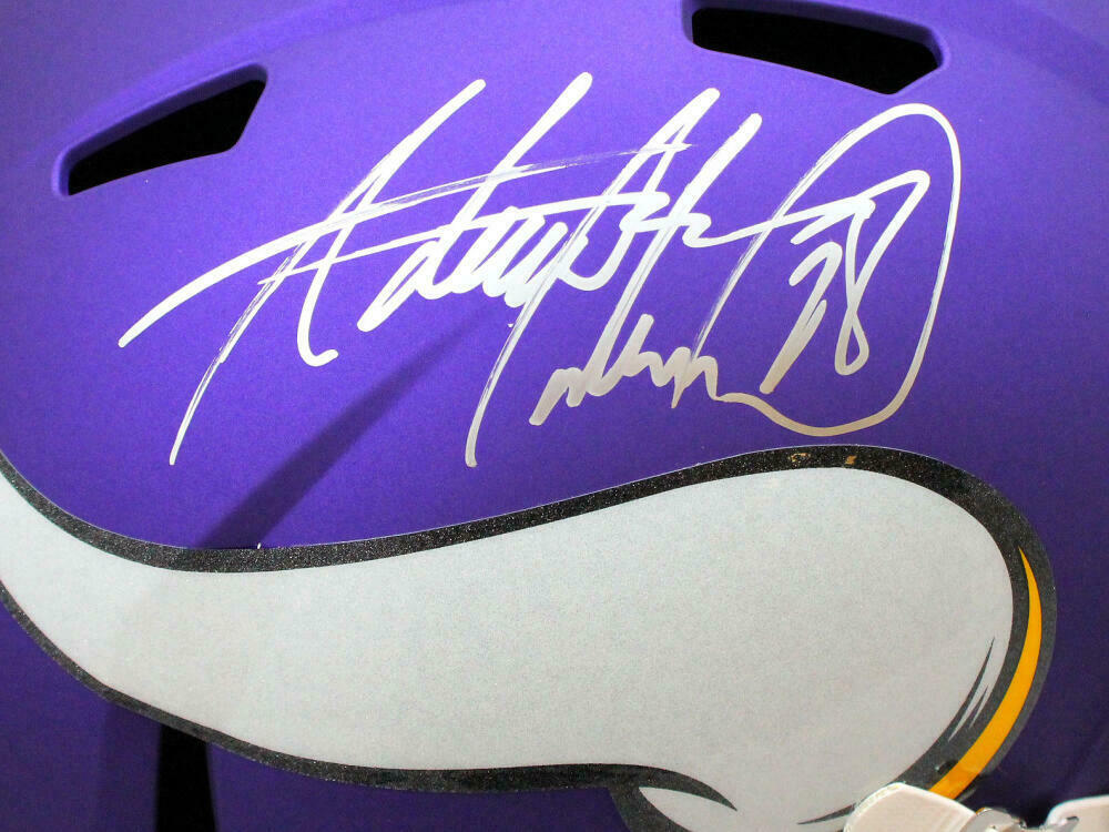 Adrian Peterson Minnesota Vikings Signed F/S Speed Helmet (BAS COA), , 